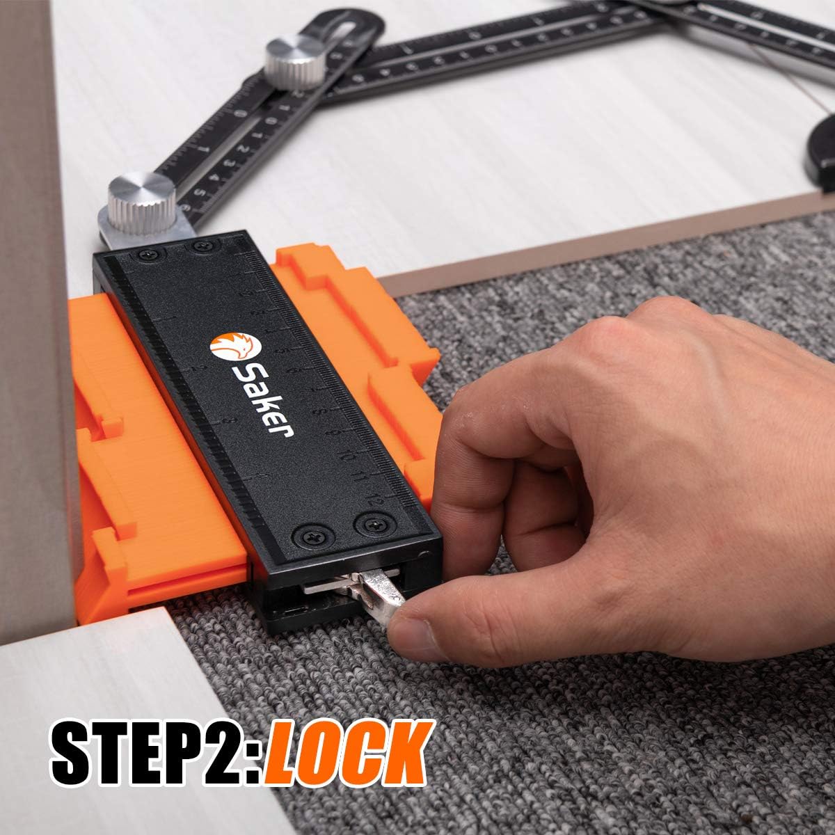 Saker Multi-function Scribing Tool&Saker Contour Gauge Profile Tool With Opening Locator