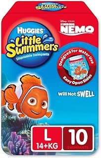 Huggies Little Swimmers Disposable Swim Diapers, Swimpants, Size 5-6 Large (over 32 lb.), XX Ct. (Packaging May Vary)