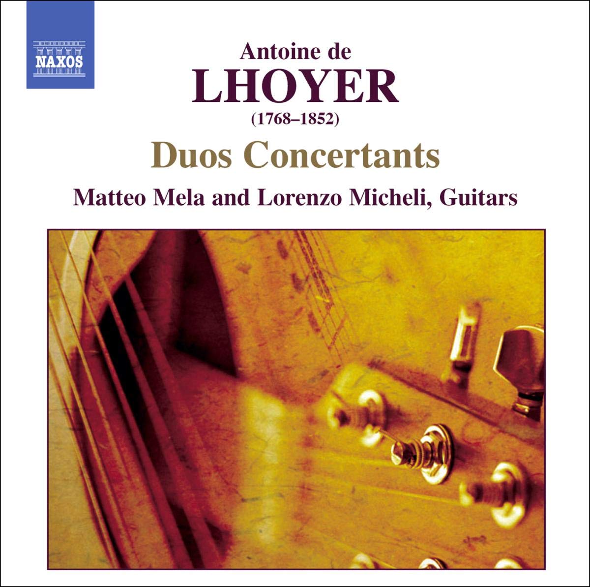 Duos Concertants [Audio CD] Lorenzo Micheli and Lhoyer Antoine De