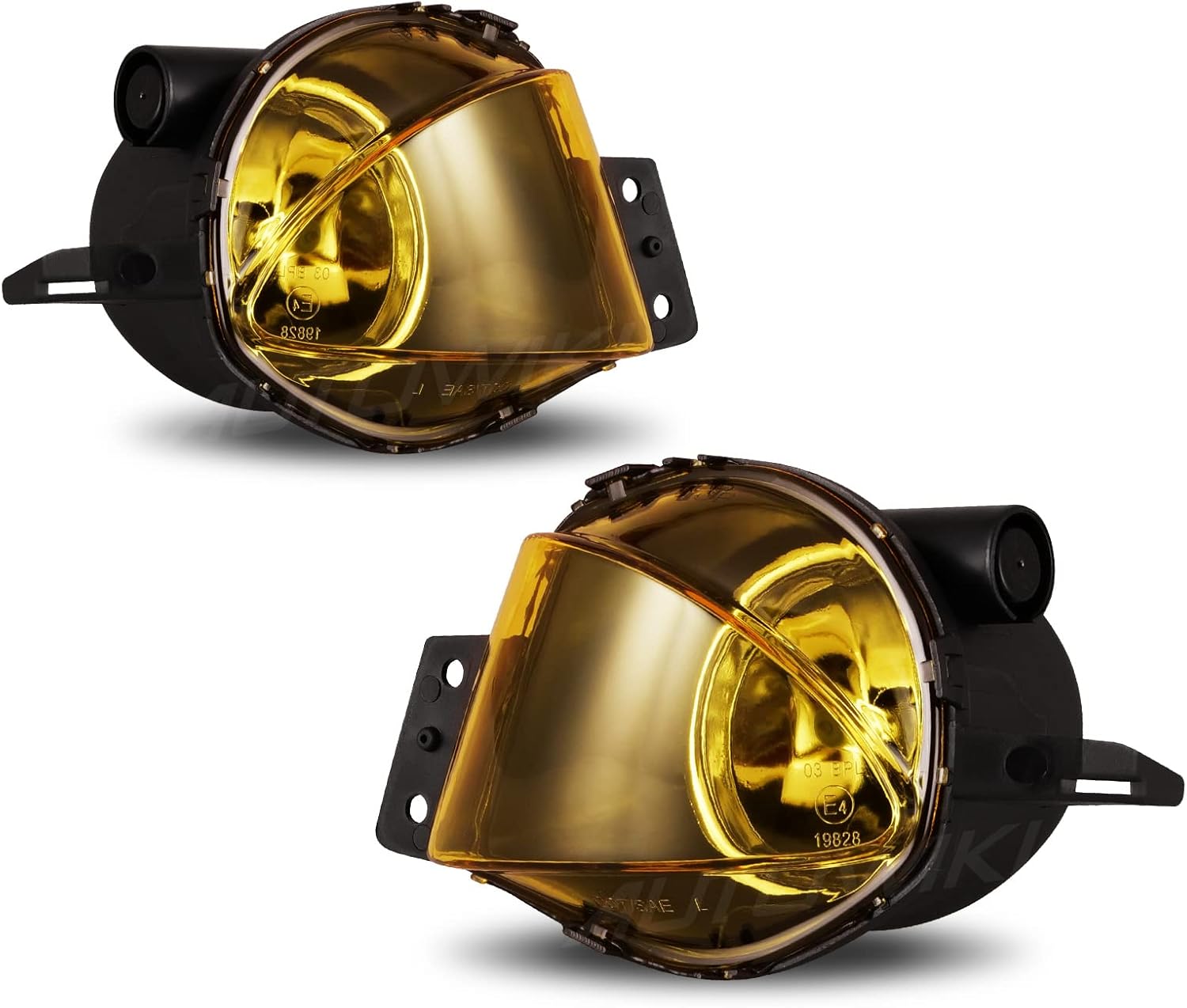 AUTOWIKI Fog Lights Compatible with 2006-2008 BMW 3 Series E90 Seden/ E91 Wagon (w/o Sport Pkg) With Yellow Lens 2PCS