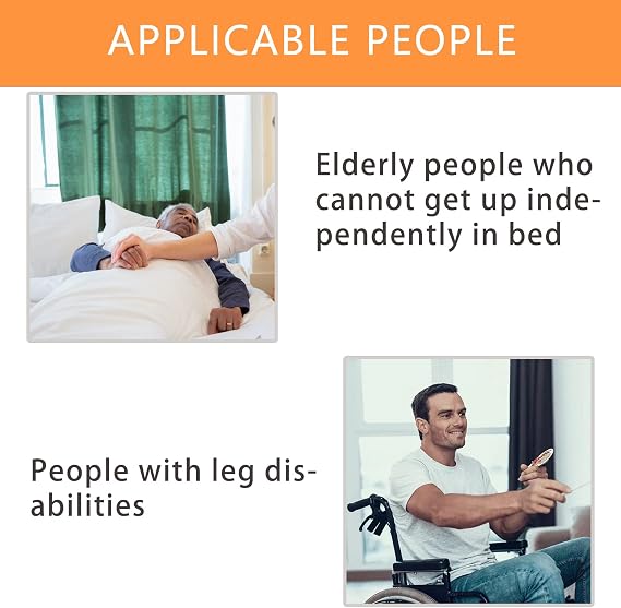 Bed Trapeze for Elderly, Ceiling Mounted Trapeze for Bed Mobility Transfer, Stand Ladder Bed Helper for Disabled, Elderly, Suitable for Hospital, Bedroom Bed Mobile Pull Up Aid
