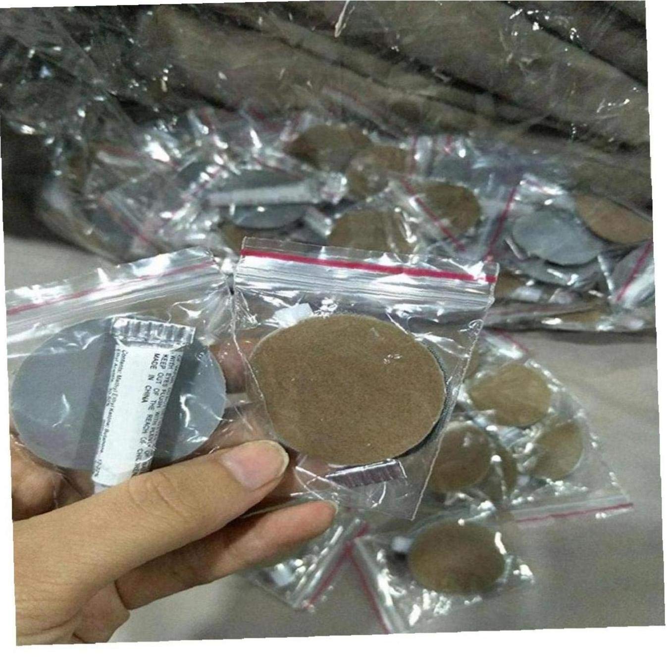 Lankater2 Sets PVC Patch Repair Kit, Puncture Repair Kit Waterproof Pool Patches Glue Set with 1 Glue and 2 PVC Patch Film, for Inflatable Raft, Kayak (Random Color)