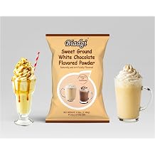 Biadgi Sweet Ground White Chocolate Powder 3.5 lbs - 38 x 12 fl.oz. drinks | Premium Cafe Barista Style White chocolate Powder - hot, iced, or frozen blended