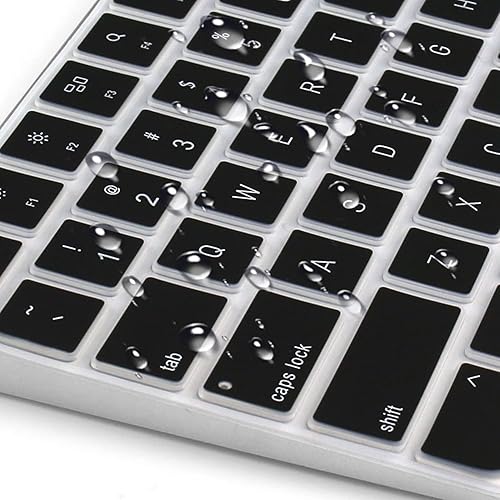 Miniatura 6 de ProElife Funda de teclado de silicona ultra fina para teclado mágico 2023-2021 con Touch ID y teclado numérico, modelo -A2520 U.S Enter Protector (3