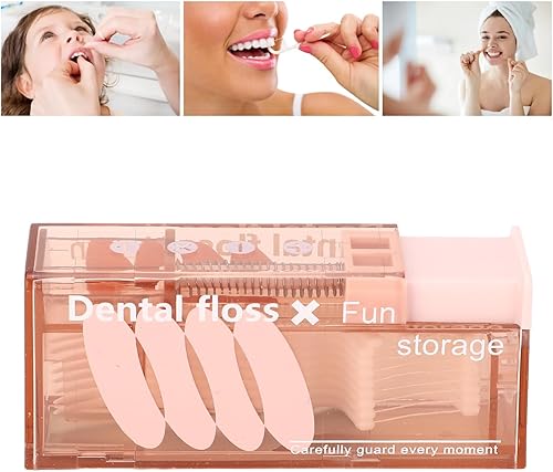 Portable Floss Pick Dispenser Case | 10 Strands Travel Kit