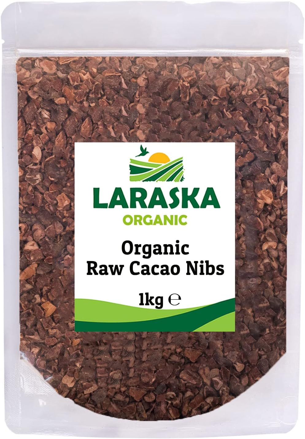 Organic Raw Cacao Nibs 1kg - Unsweetened, Superfood, Vegan, Certified Organic