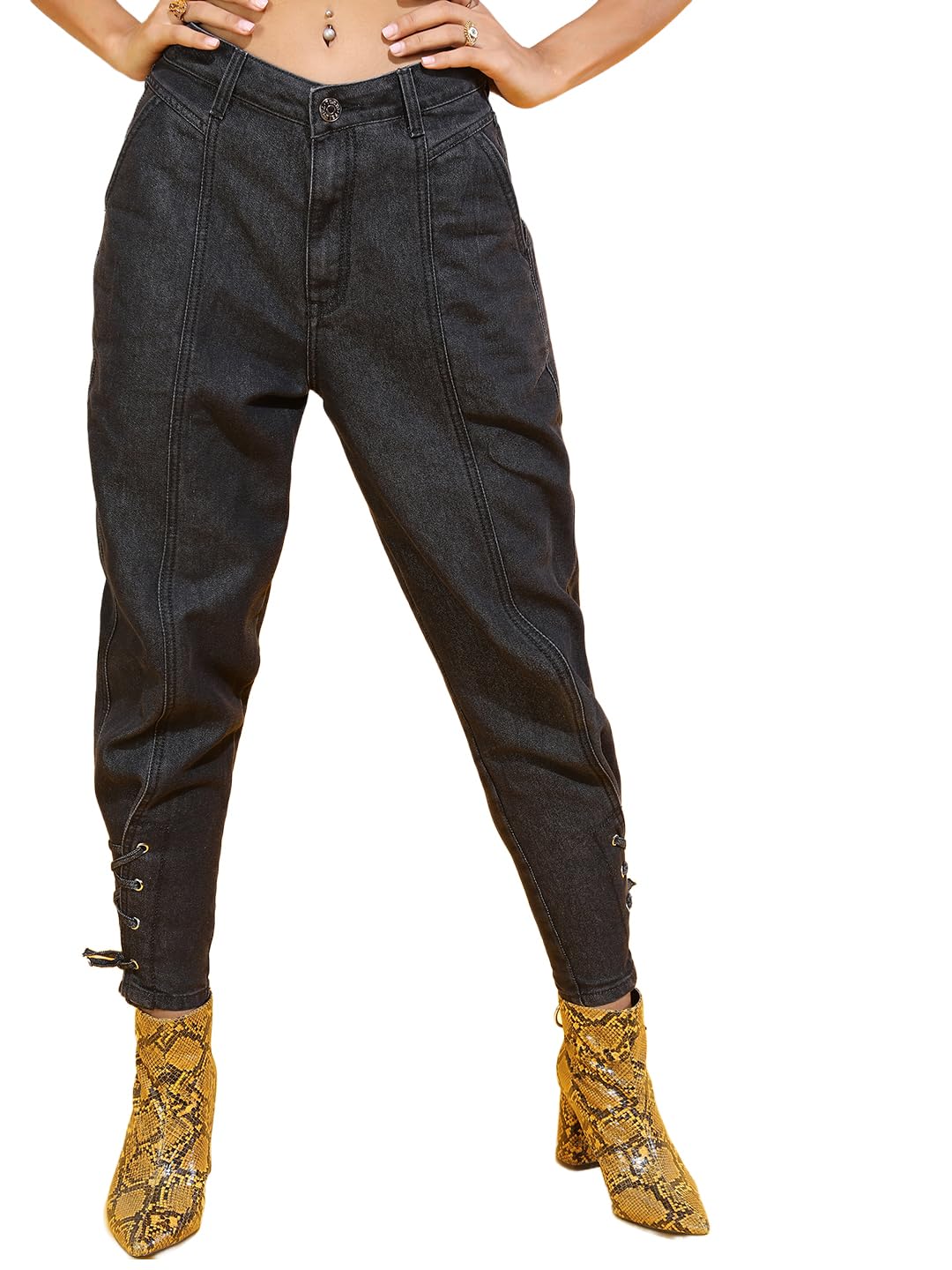 tokyo talkies Women's Tapered Fit Regular Mid-Rise Jeans Pant-picture-46