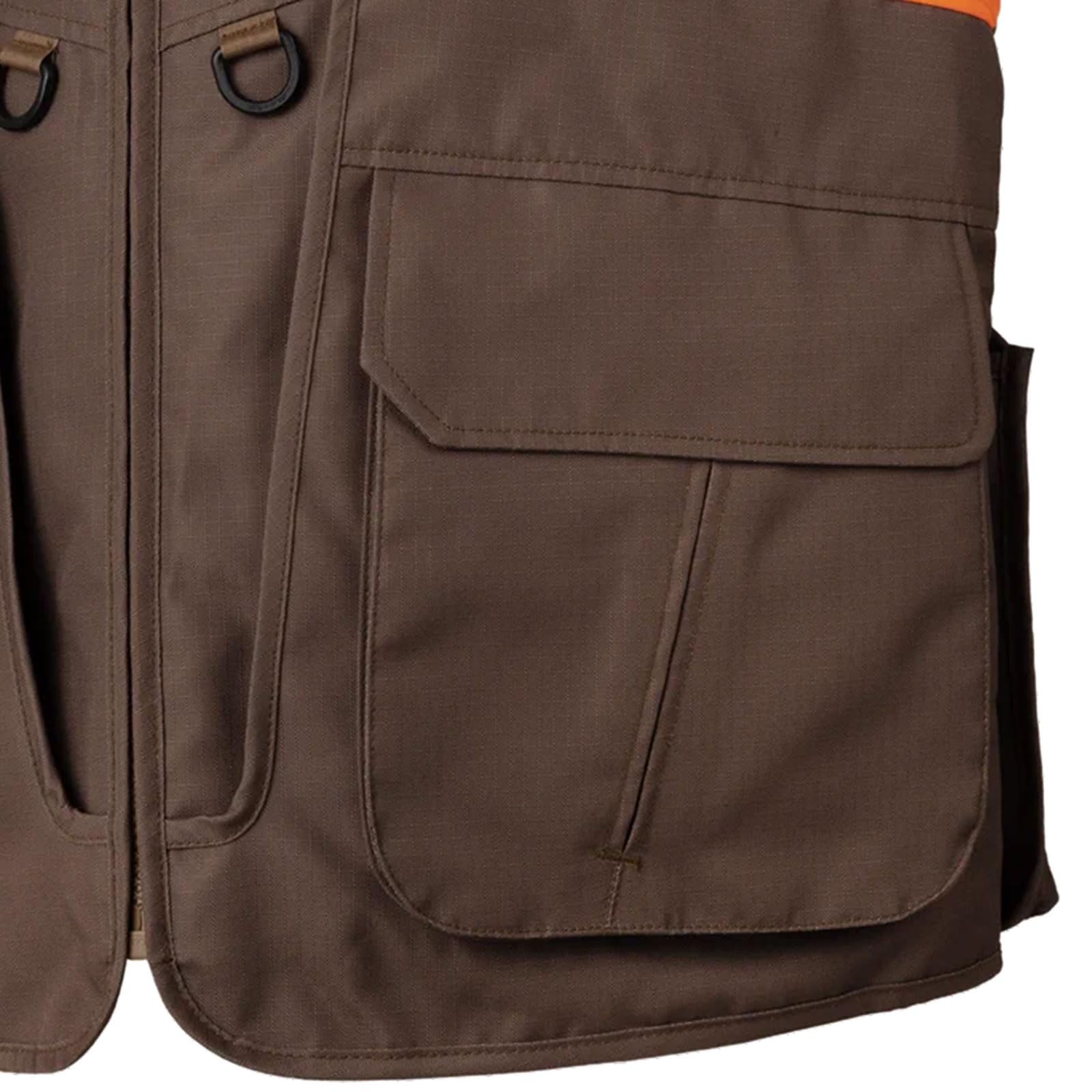 Beretta Command Pro - Gilet da caccia da uomo, resistente, impermeabile, con caricamento frontale, con borsa da gioco e tasche frontali