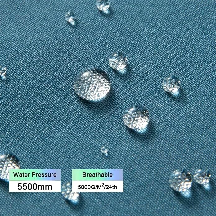 Gash Hao Mens Snow Ski Waterproof Softshell Snowboard Pants Outdoor Hiking Fleece Lined Zipper Bottom Leg - Image 3