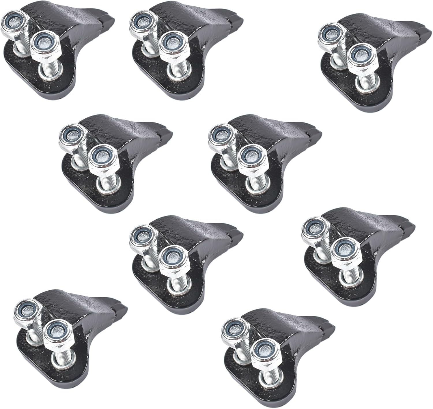 Set of 9 Carbide High Speed Cutting Teeth OPG777 PK0803 Replacement for DK2 Stump Grinder OPG777 and Power King Stump Grinder PK0803