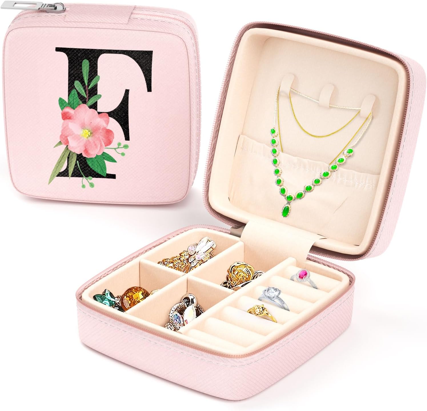 Personalized Jewelry Box, Travel Jewelry Case Jewelry Box Jewelry Organizer, Travel