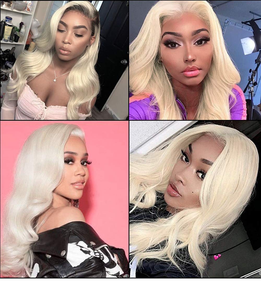 Amazon.com : 613 Human Hair Bundles with Closure Brazilian Body Wave with  Closure 100% Virgin Human Hair Weave with 4x4 Lace Closure (14 16 18+12,  613 Bundles with Closure) : Beauty & Personal Care