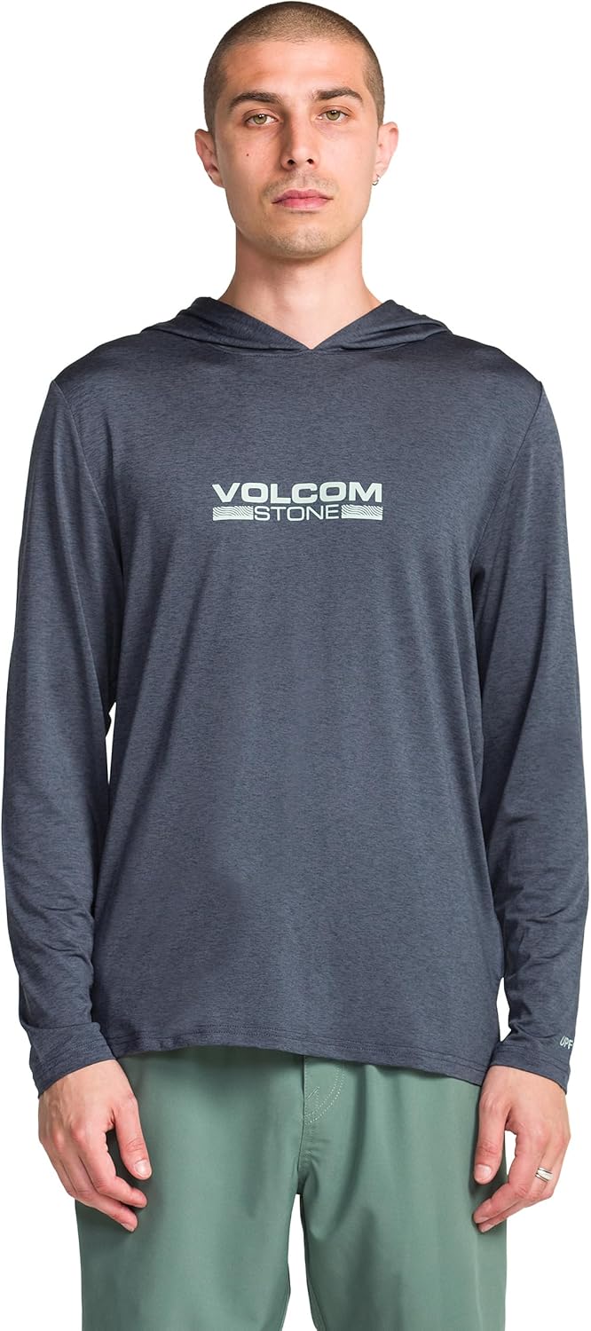 Volcom Men's Hooded Long Sleeve Lightweight Sun Shirt