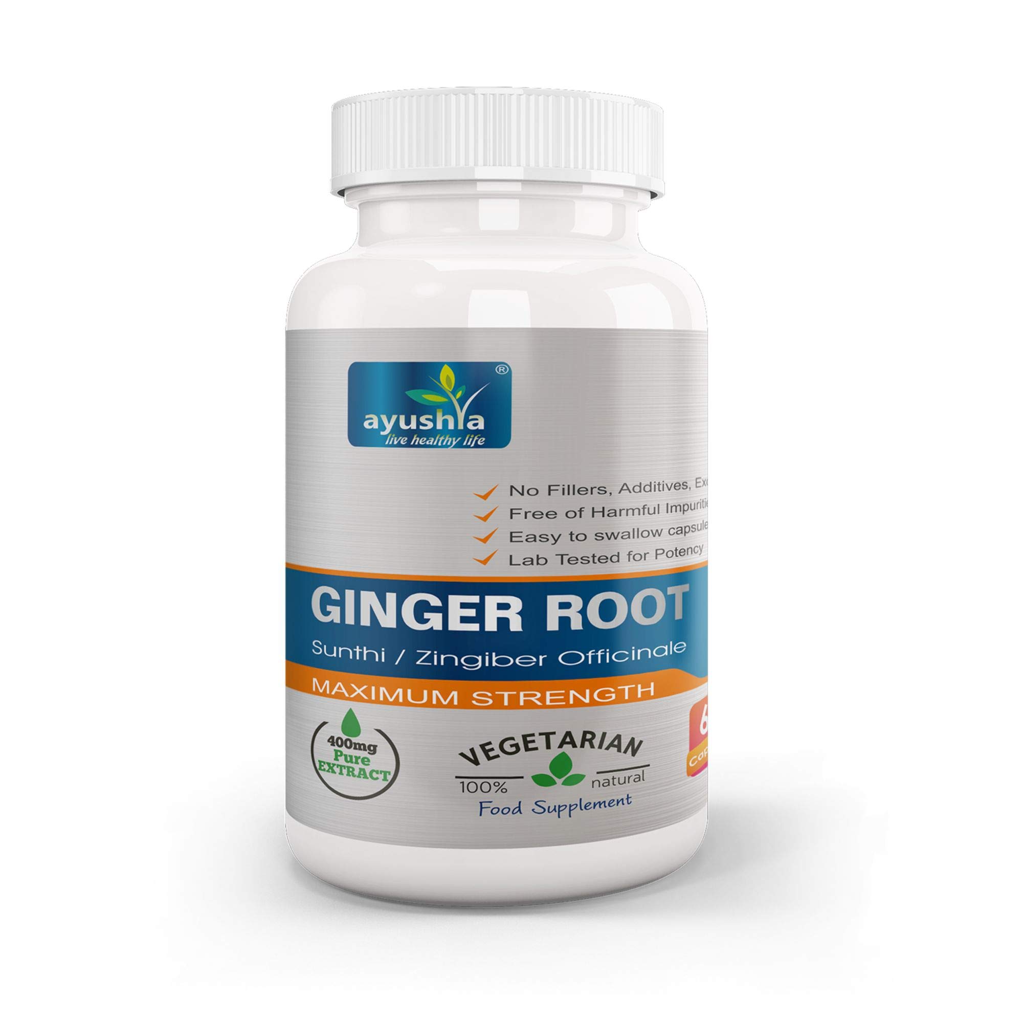 Ginger Root (Sunthi) Capsule, 60 Capsules