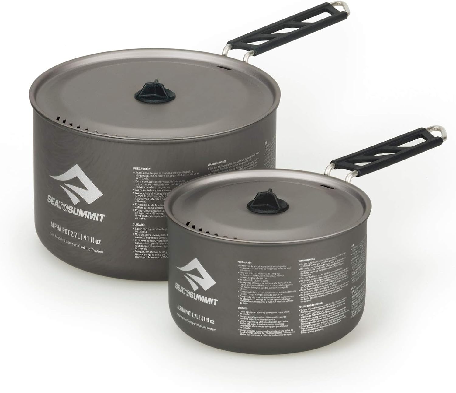 Sea to Summit ultralight pot set for hiking and backpacking