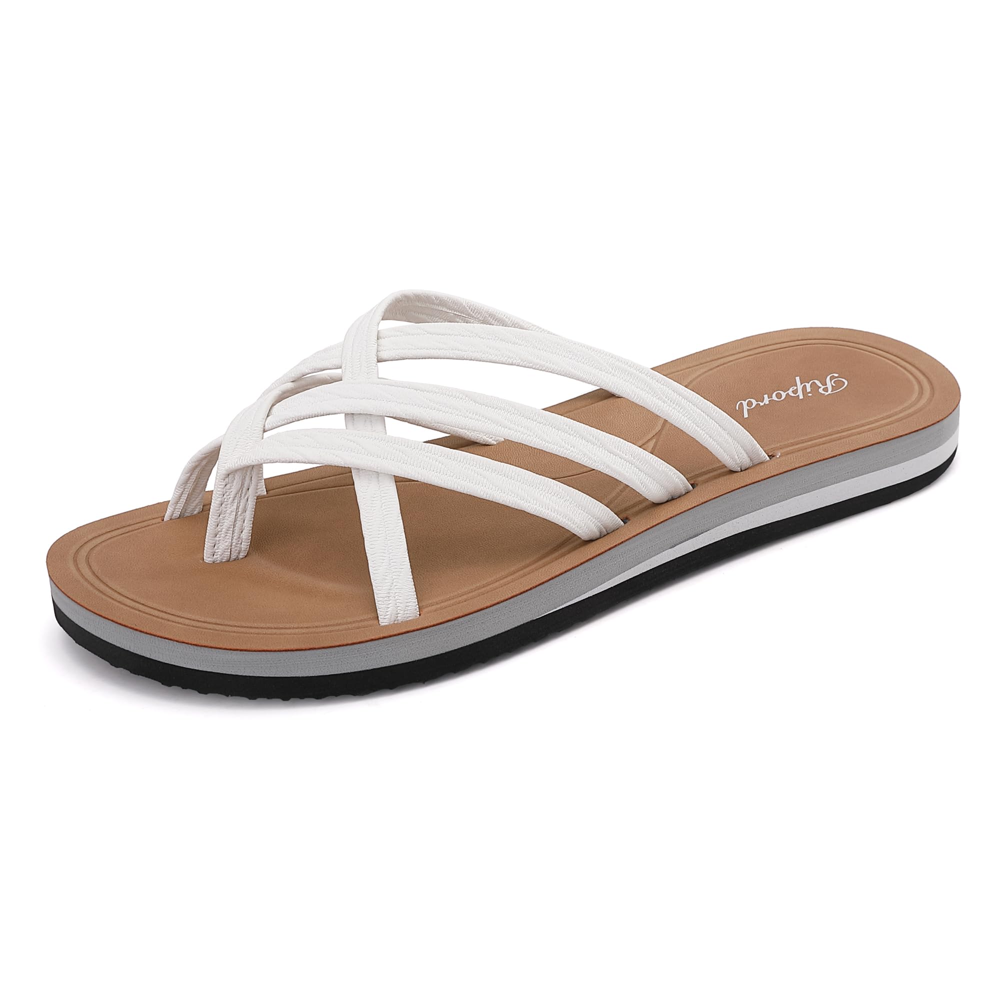 Ripord Damen Zehentrenner Flip Flops Sandalen Modischer Weicher Komfort Größe 36-41