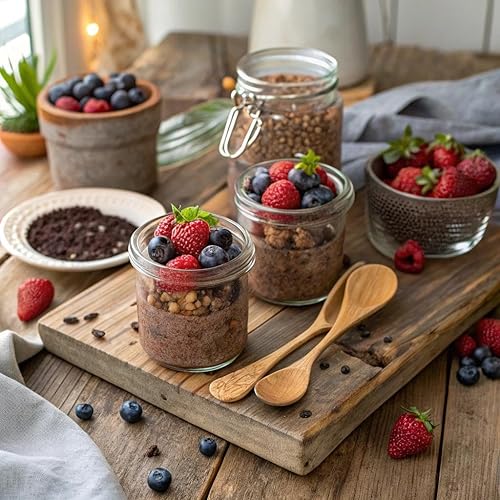 Miniatura 11 de Oats Overnight Paquete variado de chocolate, batido de proteína de desayuno alto en proteínas, alto en fibra, sin gluten, proteína sin OMG, avena