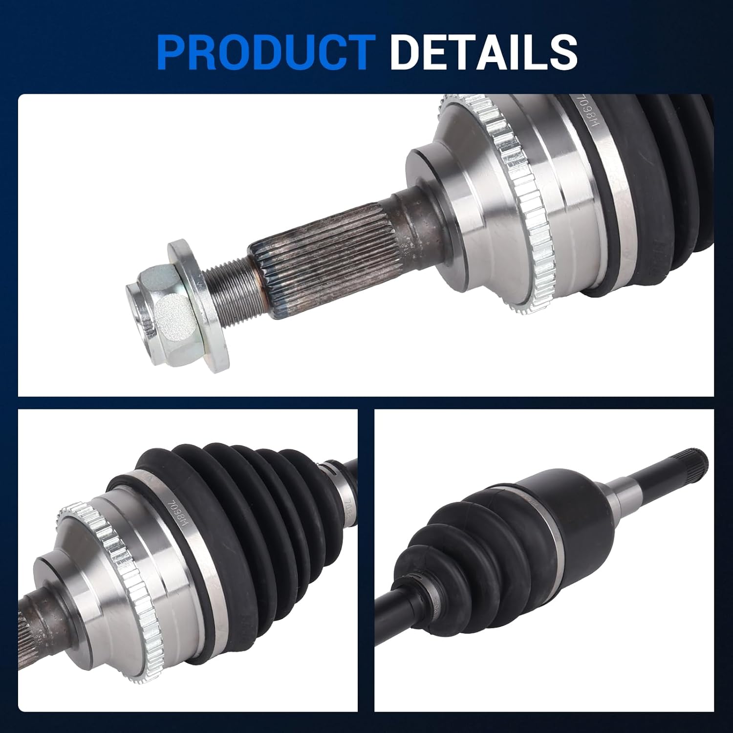 Autoround 662084 CV Axle Shaft Assembly Compatible with Ford Escape 2001-2008, Mazda Tribute 2001-2006 &2008, Mercury Mariner 2005-2008, Front Left Driver Side