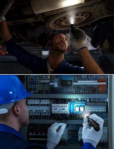 Miniatura 8 de LE - Linterna LED para bolígrafo, ligera, mini, linterna de bolsillo impermeable con clip, paquete de 2 linternas pequeñas para inspección, trabajo,