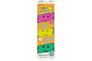 Scrub Mommy Power Flower Non-Scratch Sponge and Scrubber 8pk