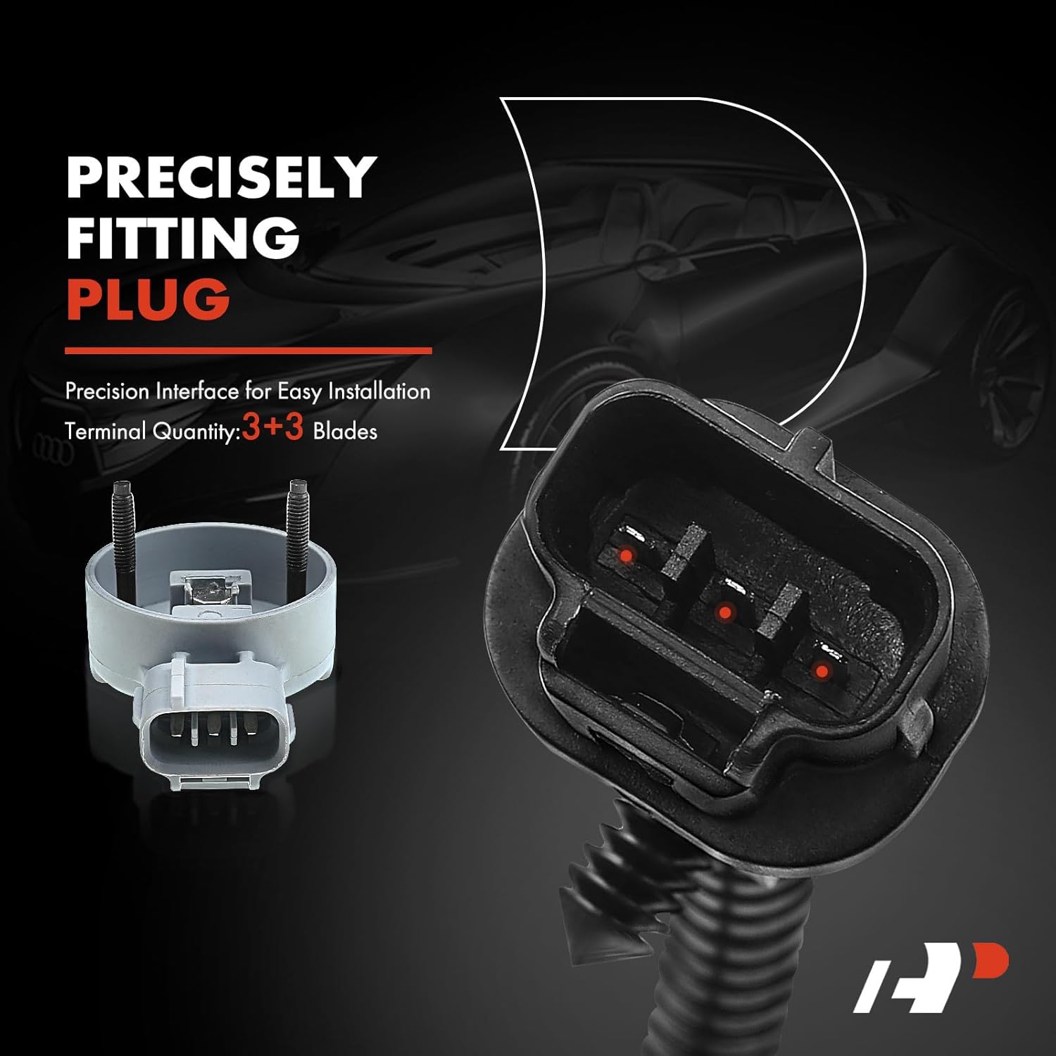 A-Premium 2-PC Engine Camshaft Crankshaft Position Sensor Compatible with Jeep Grand Cherokee 1999-2004, Wrangler 2000-2002, 4.0L, OHV, Repalce# 56027869AC