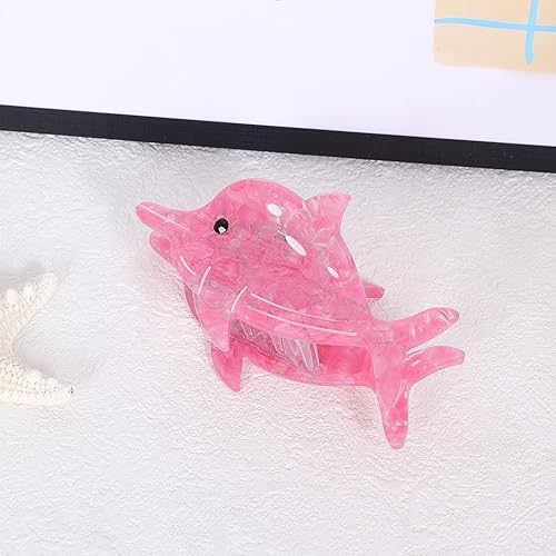 Miniatura 9 de Pinza de garra de pelo de ballena, acrílico azul, fuerte soporte para mandíbula, horquilla de animal oceánico grande, antideslizante, para mujeres y