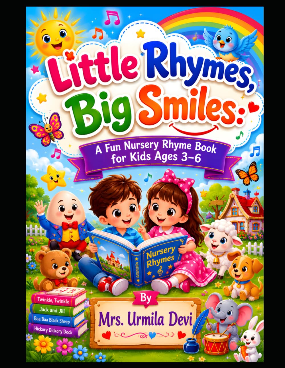 Little Rhymes, Big Smiles: A Fun Nursery Rhyme Book for Kids Ages 3–6