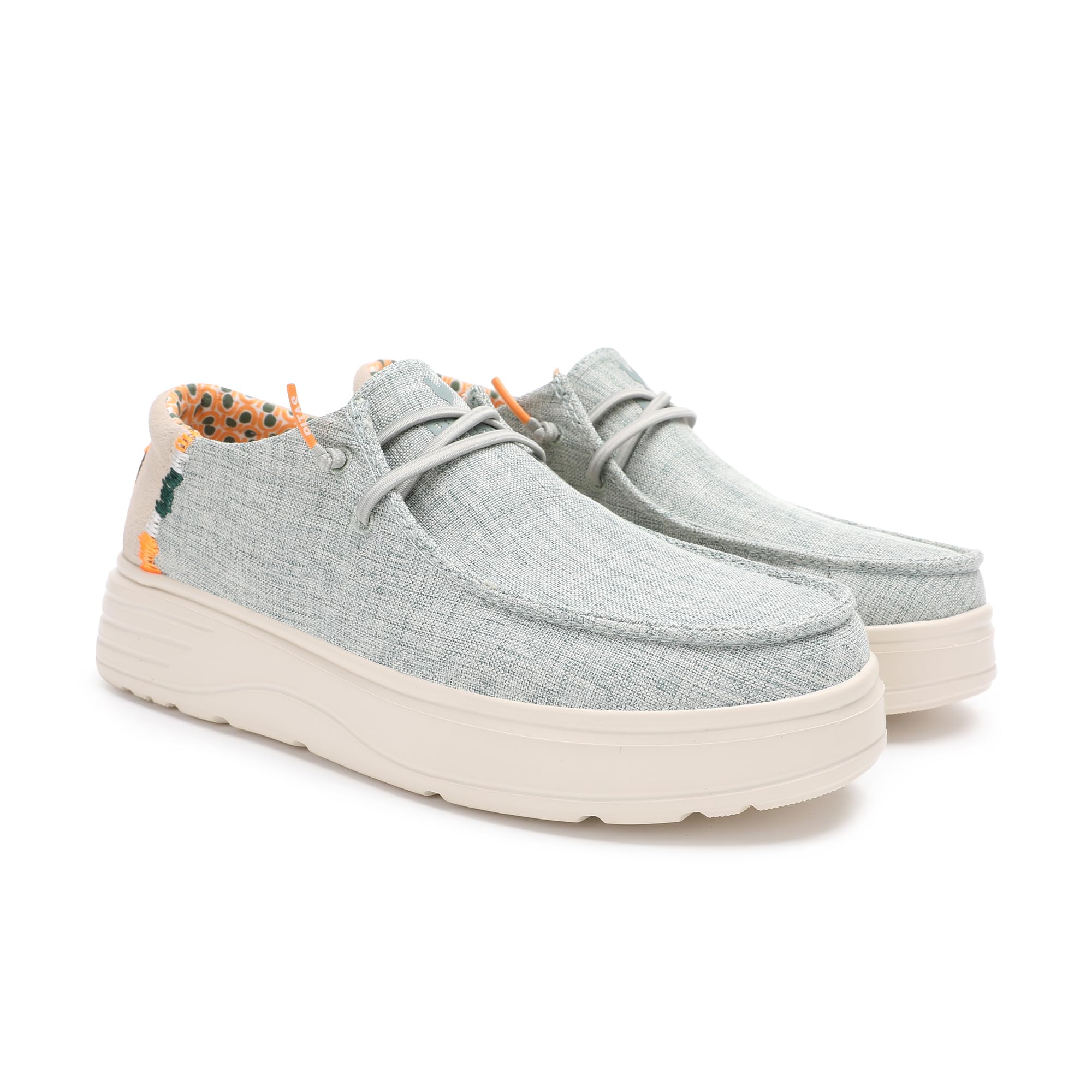 PITAS | Poppy | Mocasines de Mujer | Náuticos Casual | Zapatillas de Tela | Zapatos sin Cordones | Deportivas Casuales | Calzado de Walkinpitas
