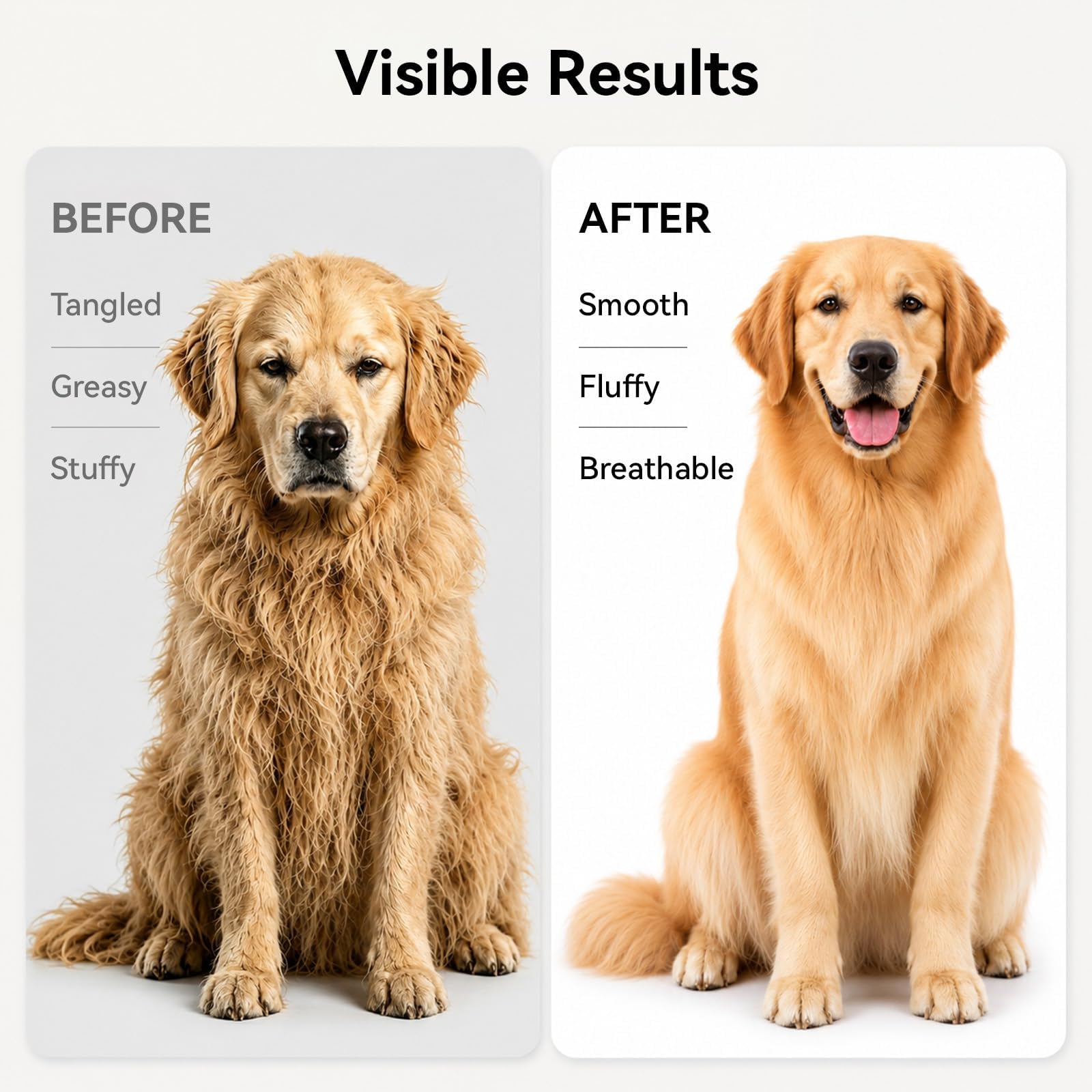 Dog Undercoat Rake - Deshedding for Pets -5 Dog Undercoat Rake - Deshedding for Pets -5