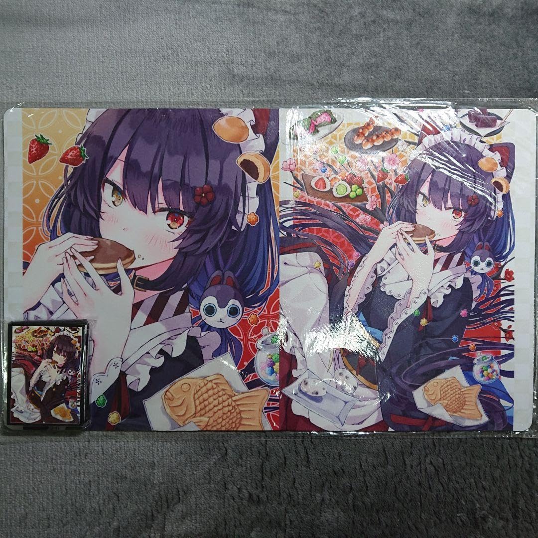 α1 にじさんじ 団子&和装メイド 戌亥とこ スリーブ&プレイマット