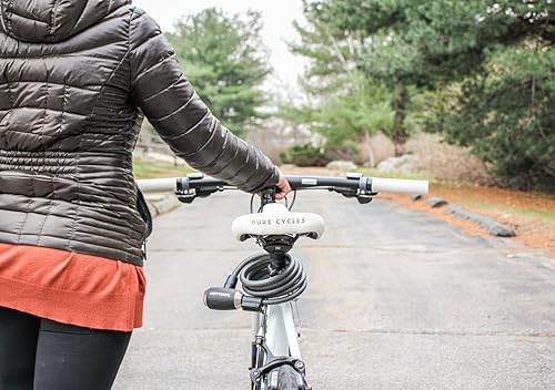 Miniatura 7 de Kryptonite KryptoFlex - Cable de bloqueo de bicicleta, 6 pies de largo, 0.394 in de grosor, cable de acero trenzado resistente, bloqueo de seguridad