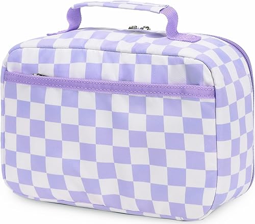 Miniatura 10 de LEDAOU Lonchera con aislamiento térmico para niñas, bolsa de almuerzo reutilizable para escuela, picnic, senderismo, trabajo