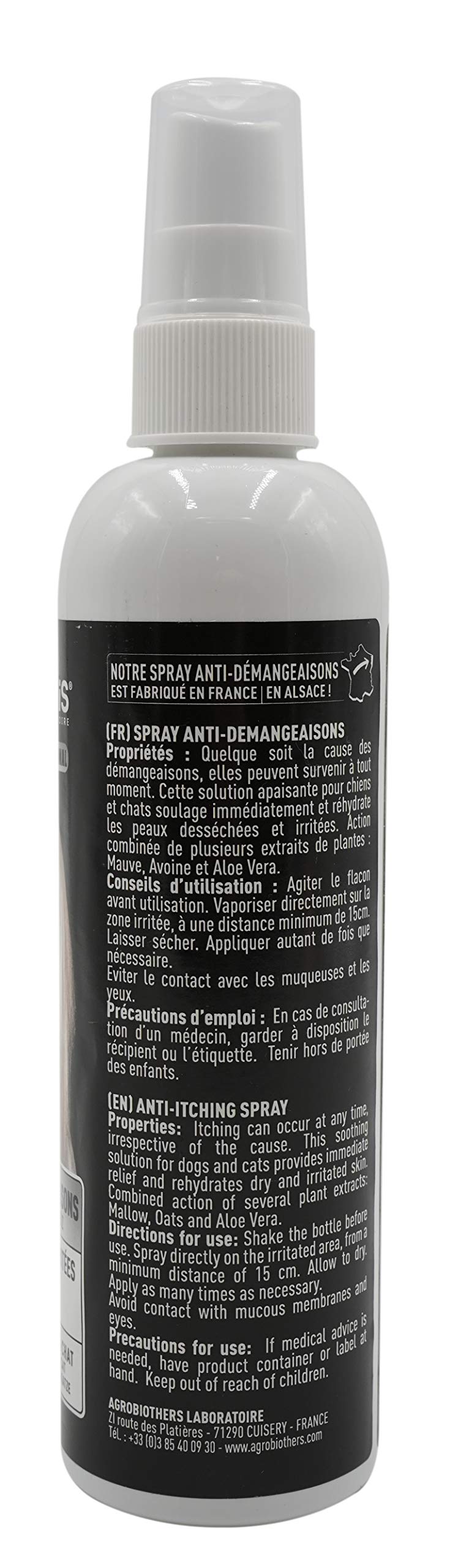 Vetocanis - Spray Anti Démangeaisons pour Chien - Apaise les peaux irritées - Spray à l'Aloé Vera, aux extraits de Mauve et d'Avoine - Sans Parabène ni Silicone - 250 ml