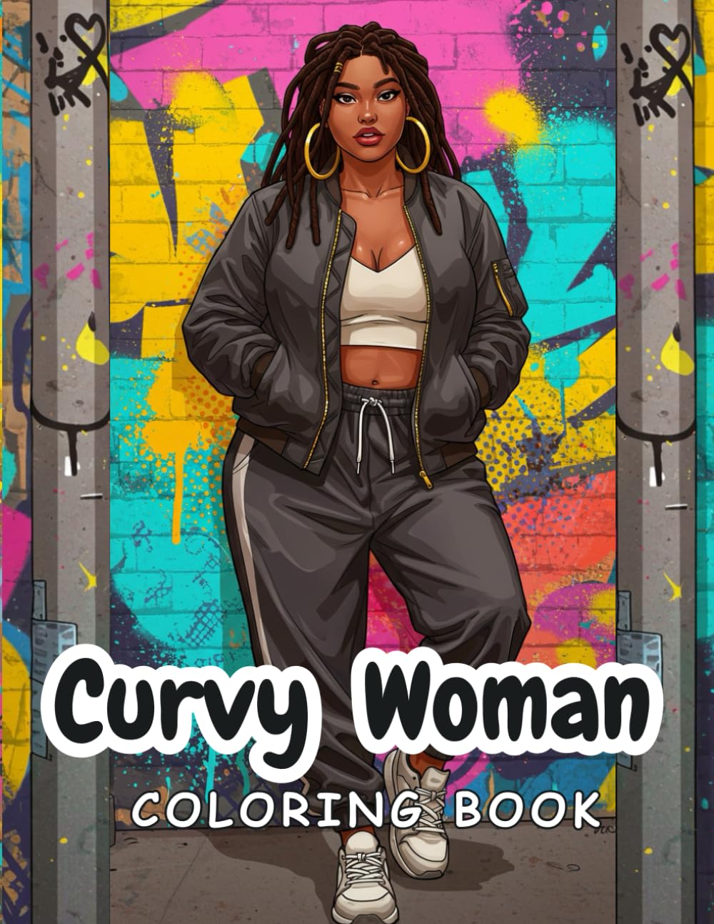 Curvy Woman Coloring Book: Celebrating Beautiful Black and Diverse Curvy Women in Fashion for Relaxation and Mindfulness