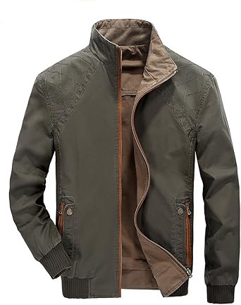 casual stand collar jacket