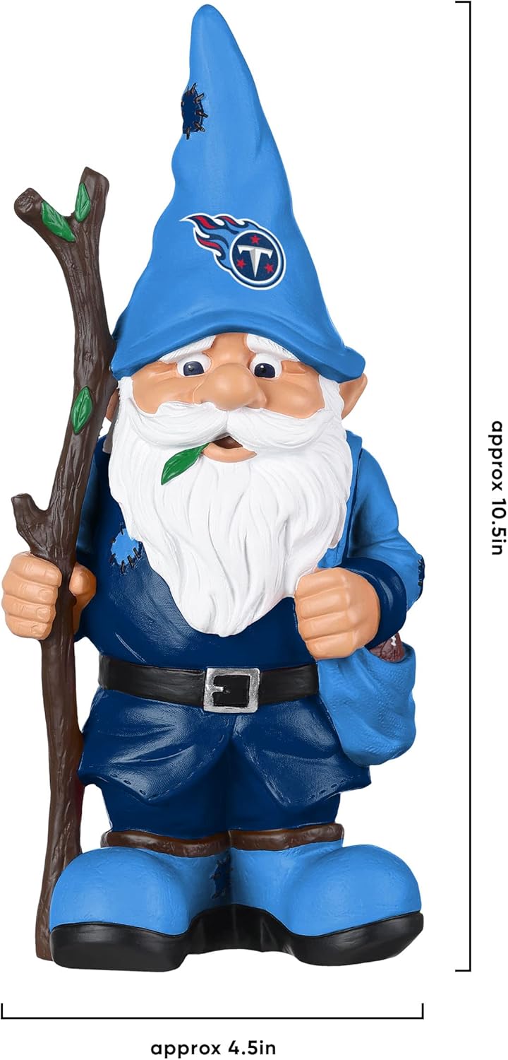 NFL Team Logo Holding Stick Garden Statue Outdoor Gnome