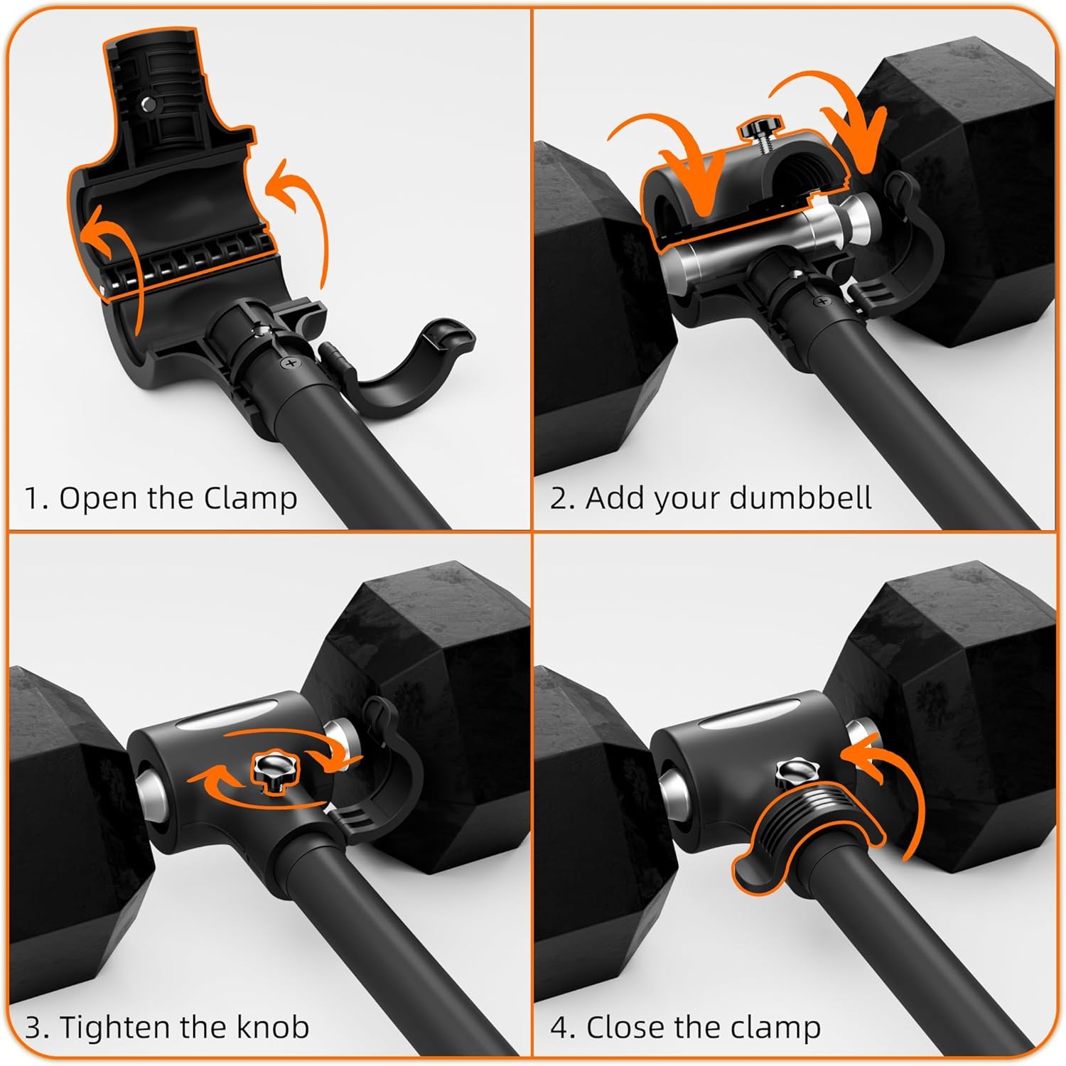 FITPEAK ダンベルコンバーター【9秒でダンベルを本格バーベルに