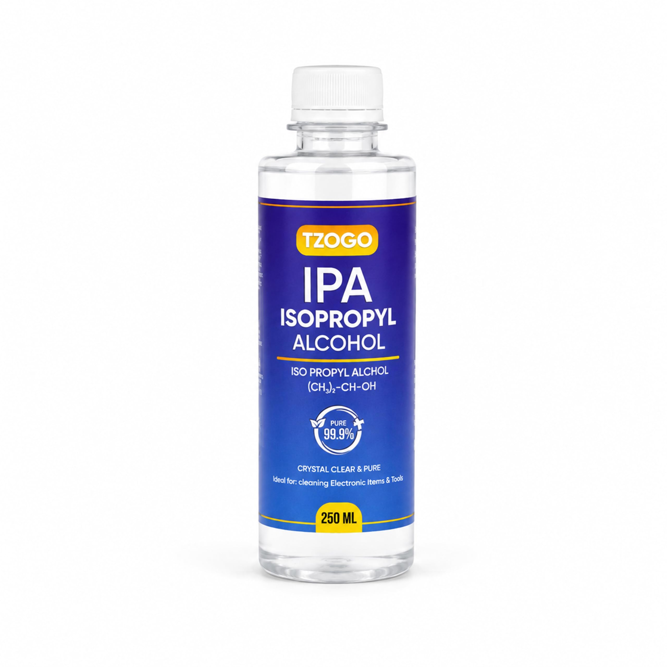 IPA Isopropyl Alcohol 99.9% Pure (250ml) | High Purity Isopropyl Rubbing Alcohol | Fast Evaporating Cleaner for Electronics, PCBs, Printers, Tools, Glass & DIY Cleaning-image-27