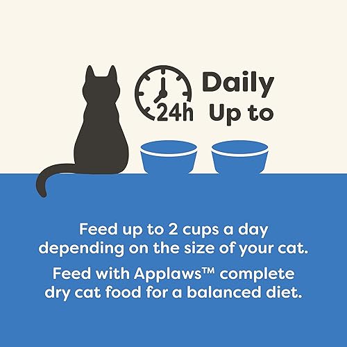 Miniatura 5 de Applaws Alimento húmedo natural para gatos, 8 unidades, ollas de comida para gatos de ingredientes limitados, selección de pescado en salsa, macetas