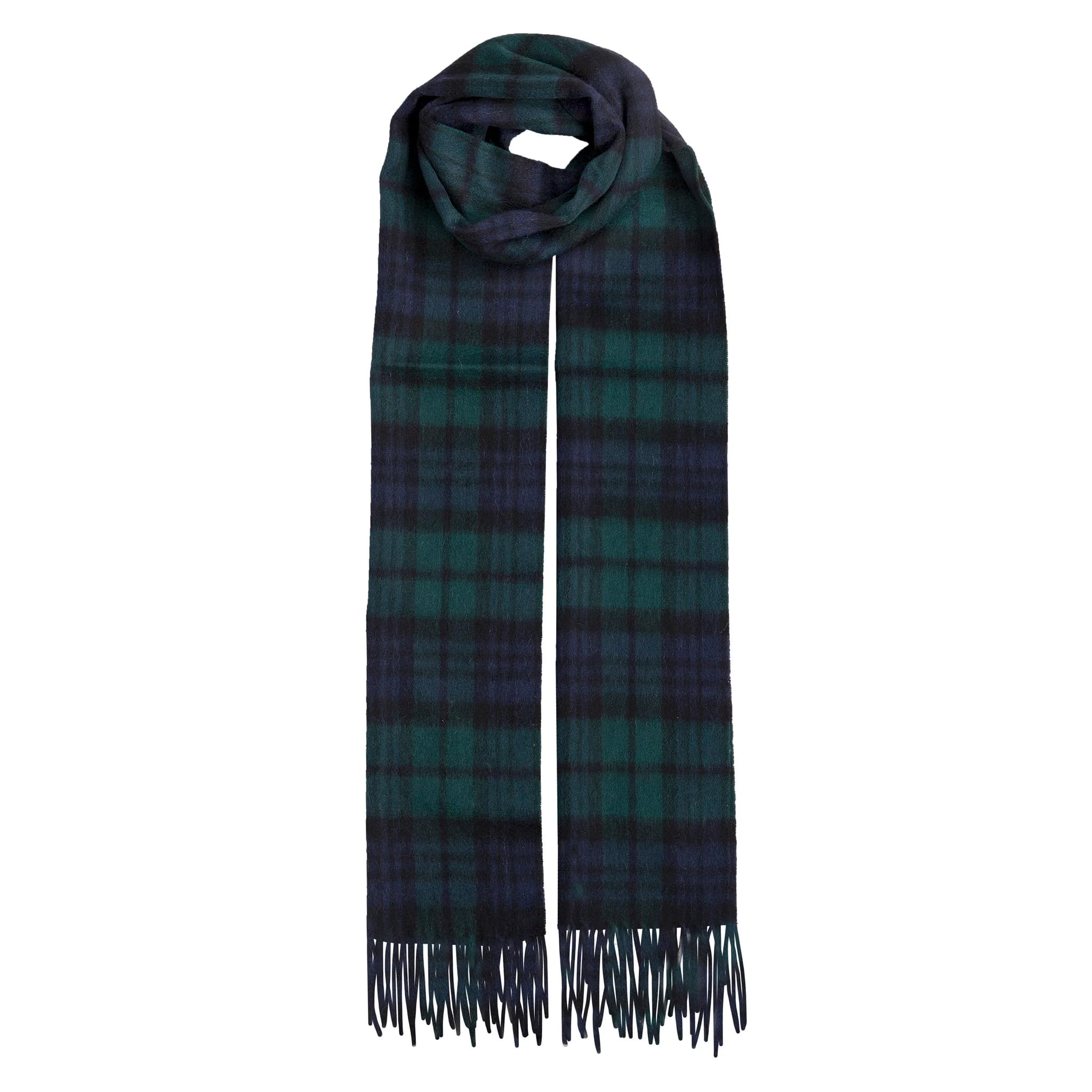 Dents Men's Blackwatch Lambswool Scarf One