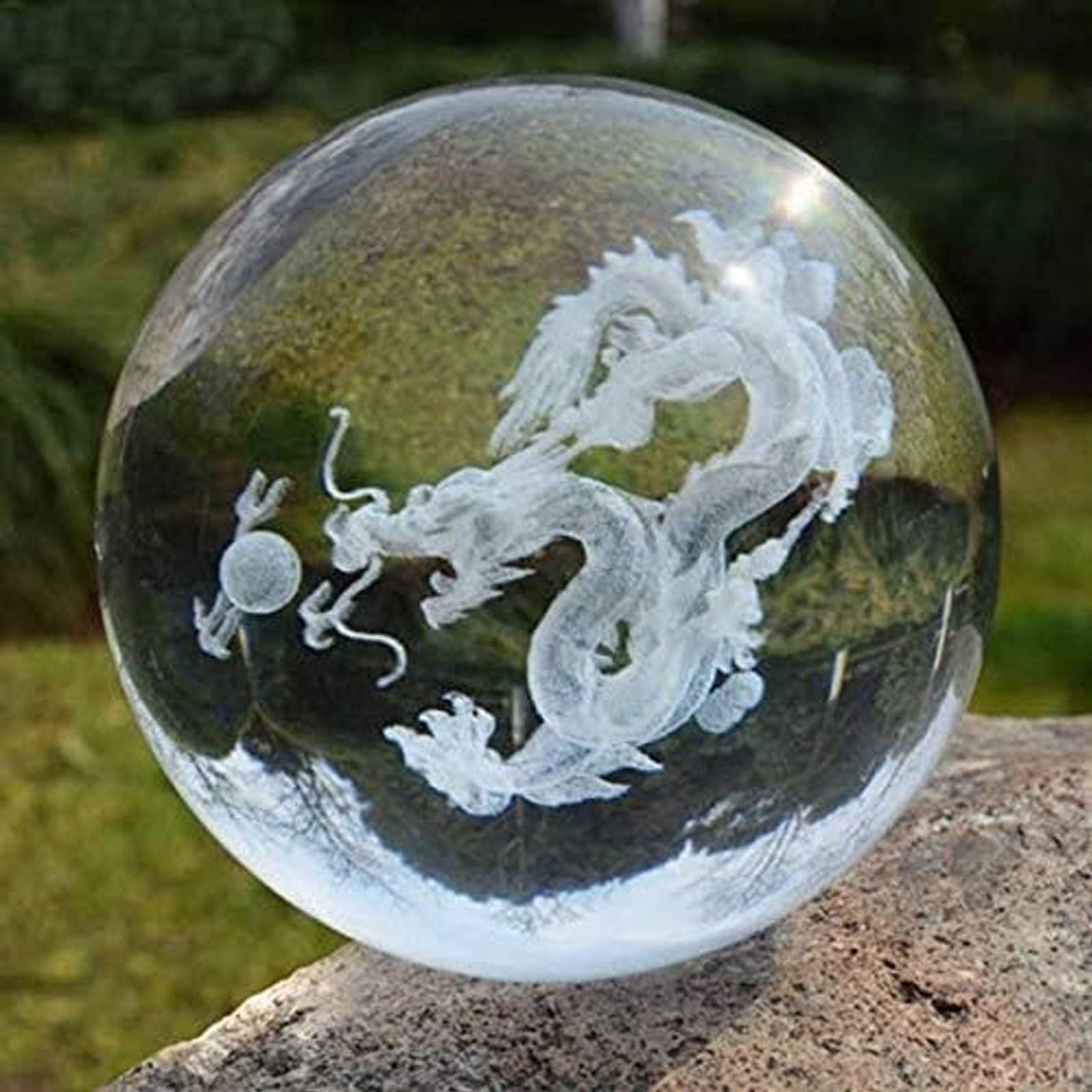 クリスタルドラゴン水晶玉