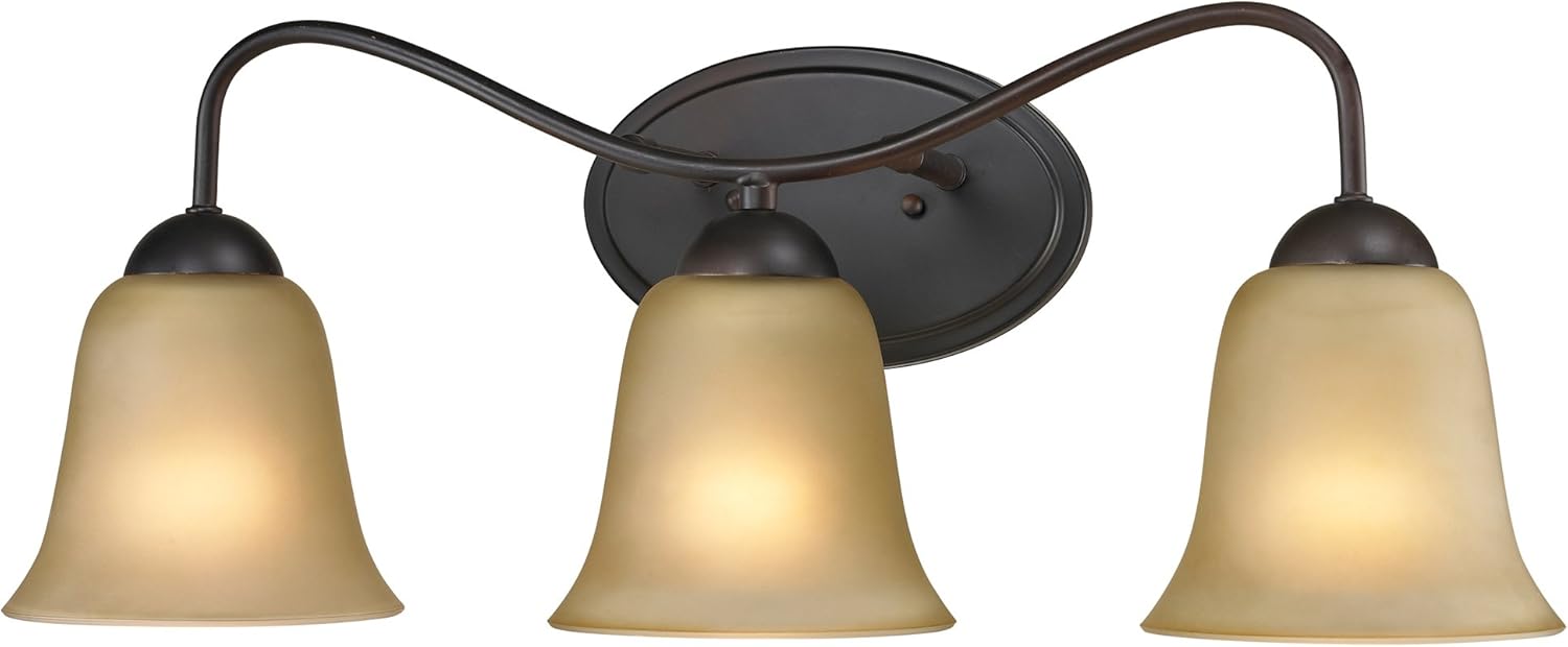 Cornerstone Lighting 1203BB/10 Conway 3 Light Bath Bar, Oil Rubbed