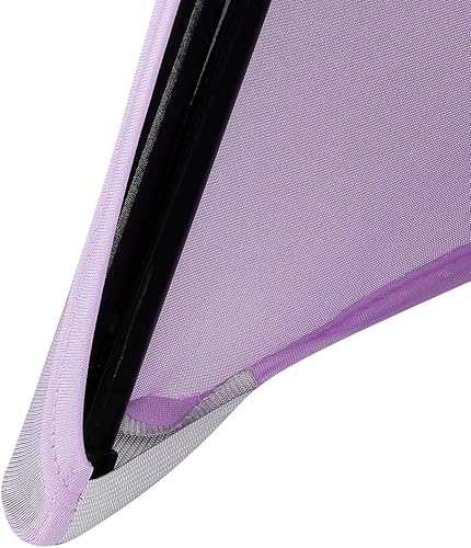 Vista 112 de Funda de silla Peomeise plegable, de elastano para banquete de boda, comedor, evento. Blanco