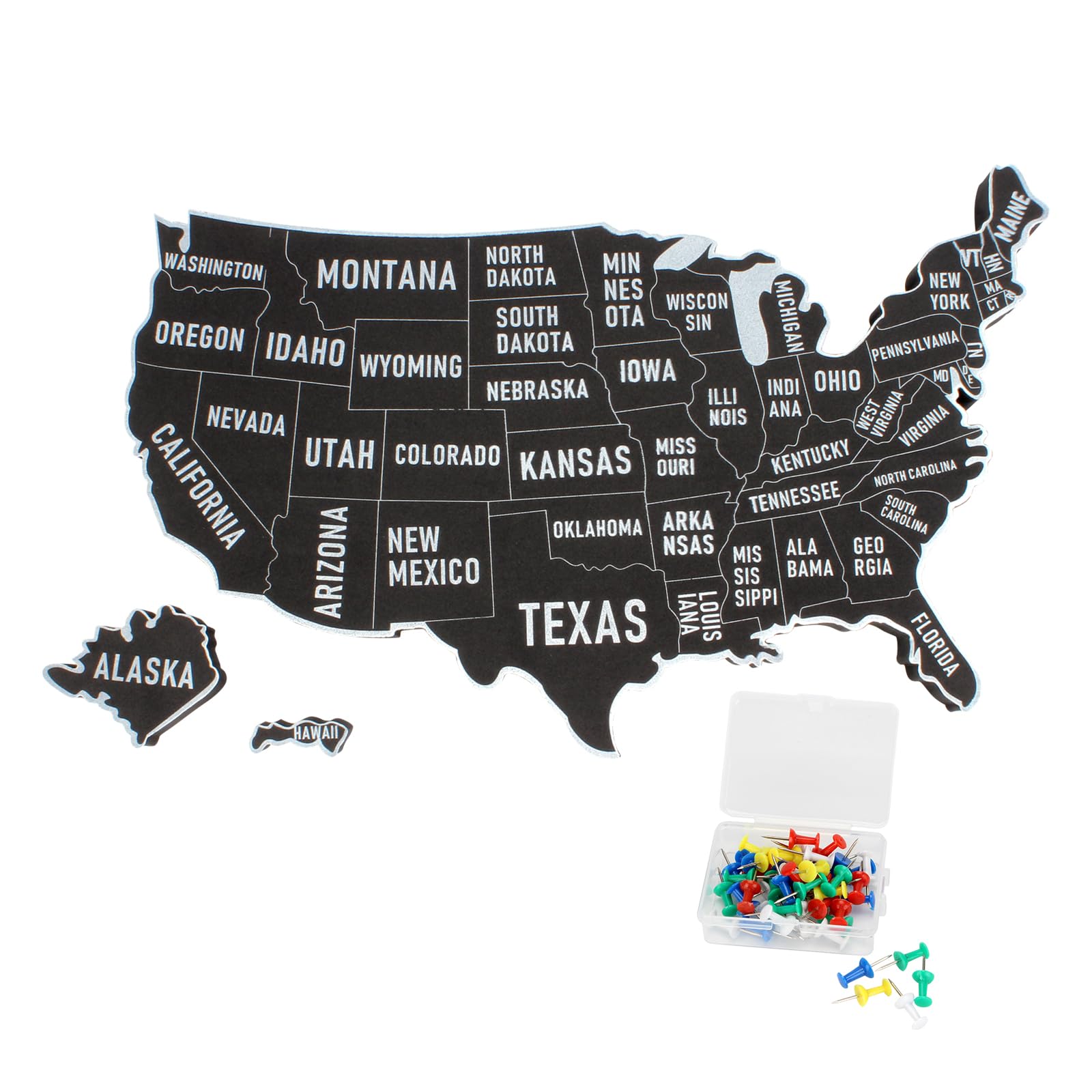 Carte de voyage des États-Unis pour ne plus oublier vos parcours