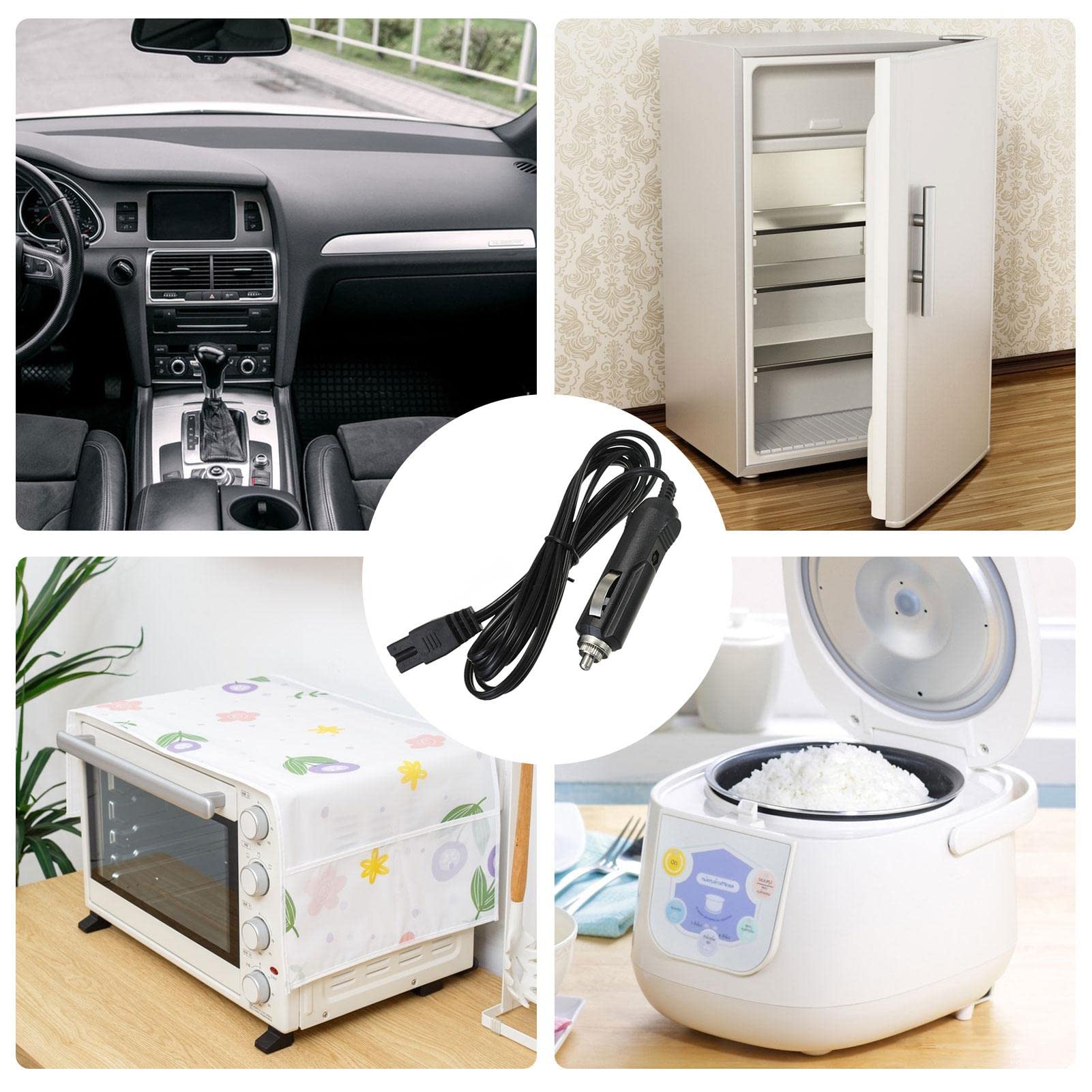 Amazon.co.jp: 車用冷蔵庫の電源コード - 自動シガーライターソケット