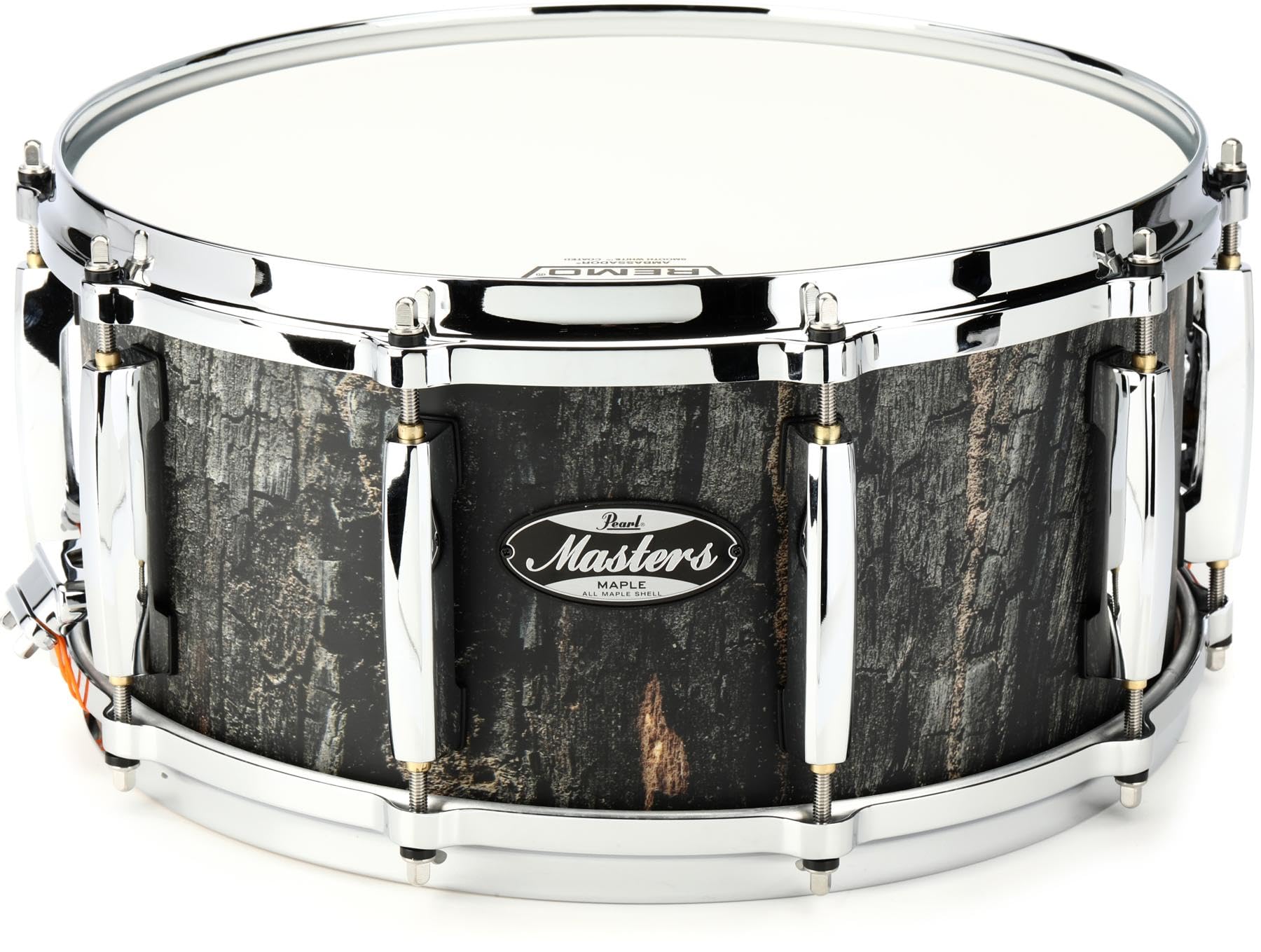 Pearl Masters Maple Snare Drum - 6.5 x 14-inch - Satin Charred Oak