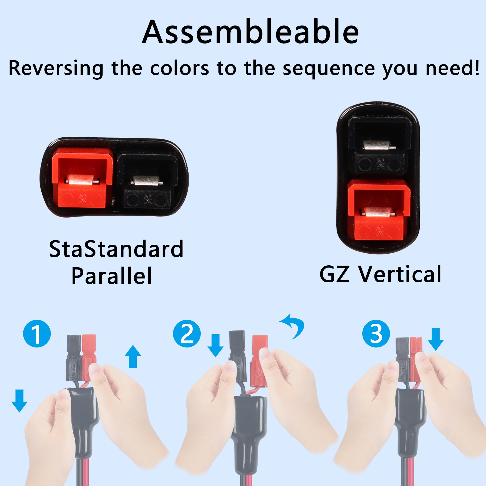 XT60I-F Auf O-Terminal Stromkabel – 12 AWG, 60 Cm, Mit Signalstift, Für Drohnen & Balance-Ladegeräte