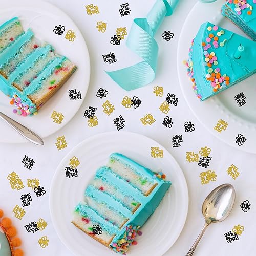 Miniatura 8 de Brilla de confeti de novia a abeja, confeti de mesa de boda de abejorro, despedida de soltera, confeti de dispersión del día de la abeja feliz,