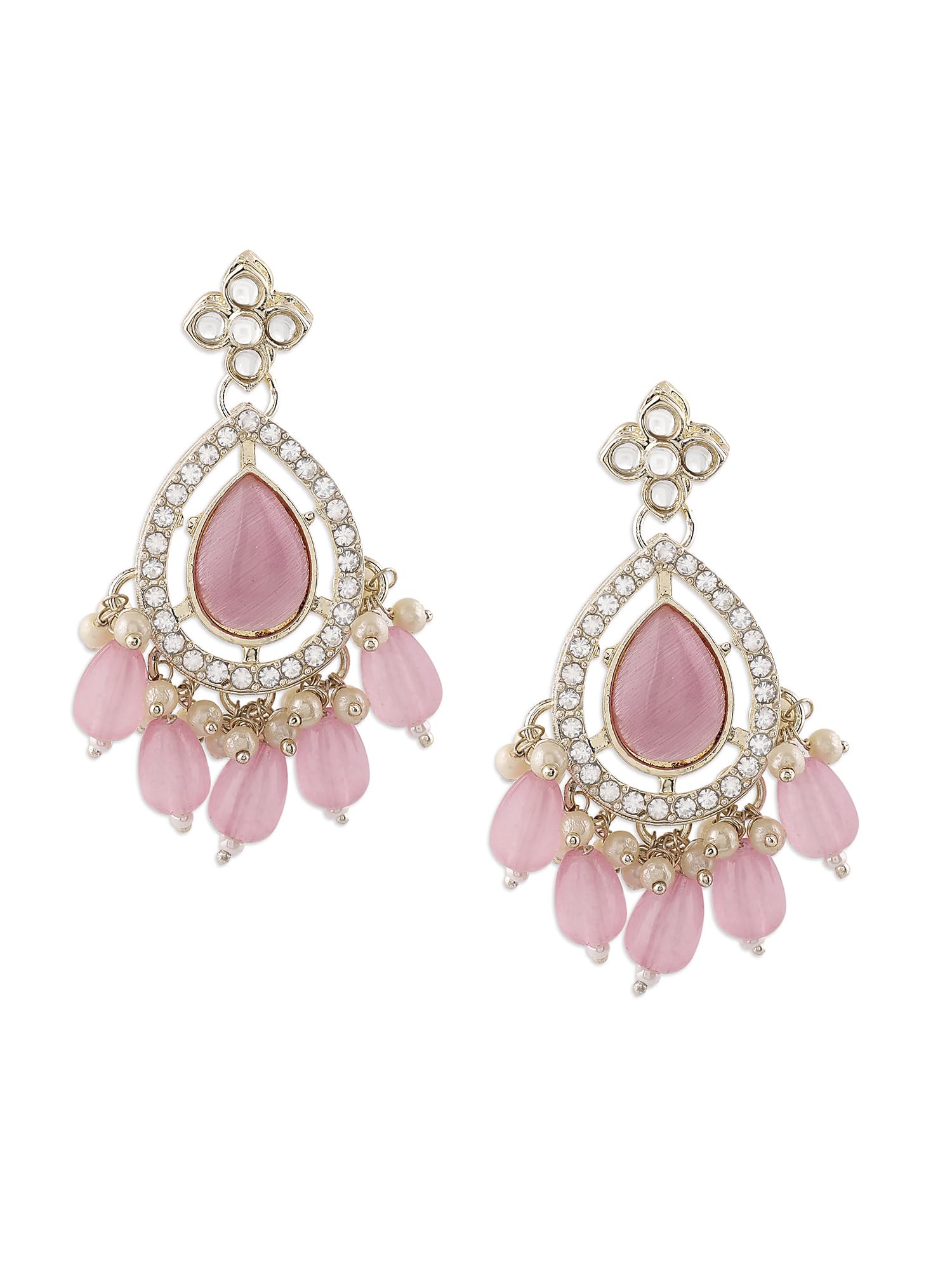 See full amazon price history chart for Zaveri Pearls Pink Cat Eye Stones & Kundan Dazzling Austrian Diamond Ethnic Drop Earring For Women-ZPFK16594 Zaveri Pearls Pink Cat Eye Stones & Kundan Dazzling Austrian Diamond Ethnic Drop Earring For Women-ZPFK16594 (B0CKLDZKWK) Amazon Price History, Amazon Price Tracker
