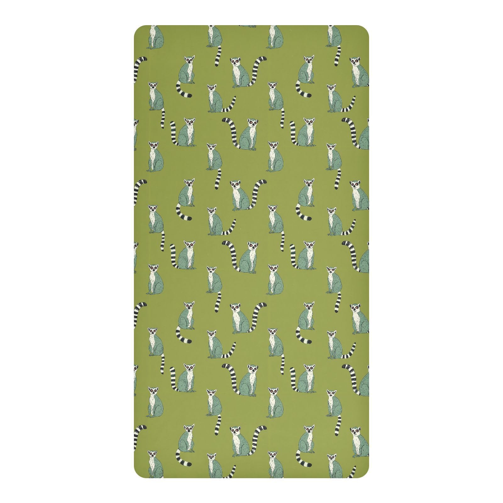 Parure de lit imperméable 132 x 71 cm drap housse berceau voyage vert fille